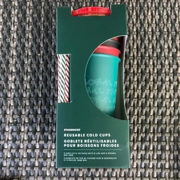 Starbucks Holiday Cups reusable NEW